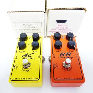 Xotic BB preamp AC Booster エフェクター 2個セット 使用感汚れあり 動作未確認 ジャンク品 60サイズ発送 KK-2741243-048-mrrz