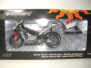 ■限定9999pcs. PMA 1/12 2005 ヤマハYZR-M1 V.ロッシ バレンシア