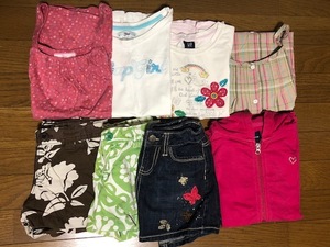 可愛い服　8点 セット サイズ 130　ワンピース・ Tシャツ・パーカー・ショートパンツ　　すべてGap