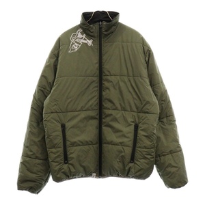 BILLIONAIRE BOYS CLUB ビリオネアボーイズクラブ ナイロン リバーシブル パデッドジャケット カーキ/ブラック ICJP233X003