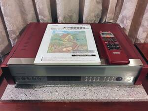 ジャンク！　D-VHS　高級機 東芝 A-HD2000R 取説・純正リモコン付 　要修理