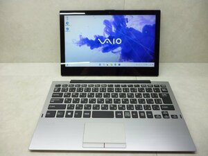 ☆第8世代☆VAIO☆VJPA11C11N 2in1☆Core m3 1.10GHz/8GB/SSD128GB/高解像度1920x1080/無線/Bluetooth/カメラ/Office/Windows 11 Pro☆