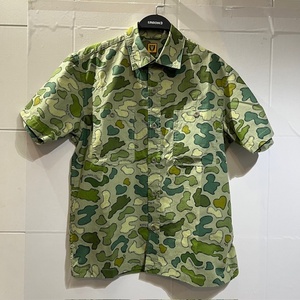 HUMAN MADE 24ss KAWS MADE CAMO SHIRT Sサイズ ヒューマンメイド×カウズメイド カモ半袖シャツ