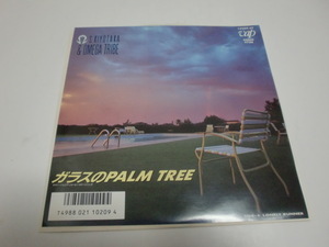 ★杉山清貴＆オメガトライブ★ＥＰレコード＜シングル盤＞「ガラスのＰＡＬＭ　ＴＲＥＥ」