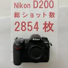 Nikon D200 総ショット数2854 CCD