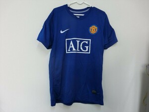 T【M4-56】【60サイズ】▲nike ナイキ MUFC マンチェスター ユナイテッド ユニフォーム ロナウド/表記M/※シワ有