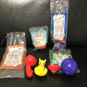 ● 即決 未開封 2004年 ハッピーセット ポケモン こま 4種 セット/ポケットモンスター アドバンス ジェネレーション マクドナルド おまけ