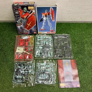 【中古品】『12-383』ガンダム MG 地球連邦軍量産型 モビルスーツ RGM-79 ジム 1/100スケール 未組立て 未完成品 プラモ