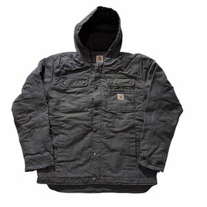 1スタ US企画 Carhartt カーハート ダック バートレット ジャケット パイルボア裏地 メンズ XL相当 グレー