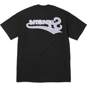 【新品未使用】 24SS 新品 SUPREME シュプリーム BACKWARDS TEE Tシャツ カットソー 半袖 BLACK M ブラック 黒色 即決早い者勝ち