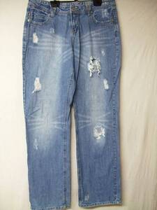 ◆CLEF DE SOL MARNA JEANS CLASSIC◆クラッシュデニム◆ 