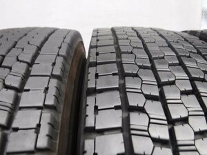 ★225/80R17.5,123/122L ブリヂストン W999!!2023年製!!残溝最大13mm◇ライトトラック用に!!直接引き取り大歓迎☆6本セット価格!!_A402