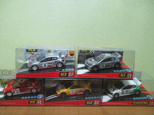 SCX 製 PEUGEOT 206 WRC / 5台セット