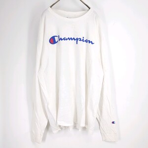 XL チャンピオン champion 長袖 Tシャツ ホワイト 古着 アメカジ リユース ultramto TS0791