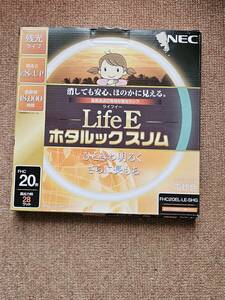 NEC 丸形スリム蛍光灯(FHC) LifeEホタルックスリム 20形 電球色 FHC20EL-LE-SHG　未使用