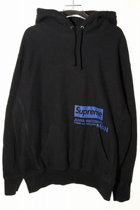 シュプリーム SUPREME × JUNYA WATANABE COMME des GARCONS MAN 21AW HOODED SWEATSHIRT BLACK S ジュンヤワタナベ コムデギャルソンマン