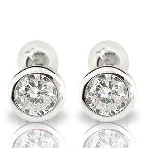 ピアス 18金 メンズ ダイヤモンド スタッド ホワイトゴールドk18 18kダイヤモンド 0.6ct ダイヤ 男性用 宝石 人気