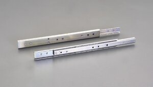 ESCO エスコ 250mm 引出しレール (横付用・2本) EA951LK-1 収納 家具 住宅 設備 DIY 自作 材料 金具 引出しレール 机 タンス テーブル