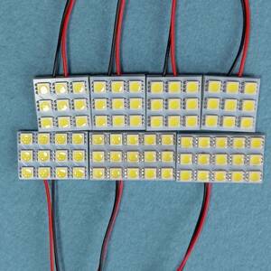 10系 アルファード 超爆光！T10 LED ルームランプ 7個セット ホワイト トヨタ /s15/s9/s12