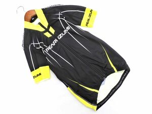 ネコポスOK Pearl Izumi パールイズミ サイクリング ジャージ 半袖 ジャケット sizeS/黒 ■◆ ☆ efa5 レディース