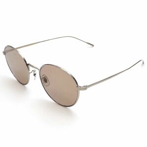 E05241 未使用品 OLIVER PEOPLES/サングラス【サイズ：50□20-145】シルバー チタン製 メガネ オリバーピープルズ メンズ レディース