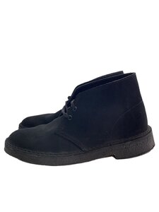 Clarks◆デザートブーツ/24.5cm/BLK/スウェード/261382277060//