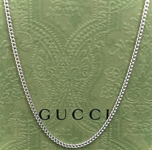 【即決/送料込み】正規品 GUCCI/グッチ 喜平/キヘイ チェーンネックレス(約42cm)シルバー925/スターリングシルバー