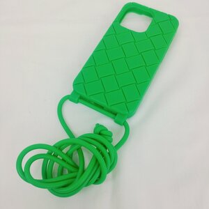 BOTTEGA VENETA　アイフォンケース　iPhone 13 Pro用　グリーン　ラバー　シリコン　ボッテガヴェネタ　iPhone