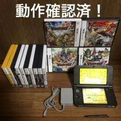 Newニンテンドー3DS LL メタリックブラック DSドラクエ 動作確認済