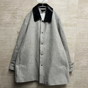 Omar Afridi オマールアフリディ car coat コート グレー size46【中目黒B04】