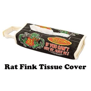 ◆送料無料◆【Rat Fink・ラットフィンク】※《ティッシュカバー ／ ブラック》　RAF605BK　MOONEYES　ムーンアイズ　アメリカン雑貨