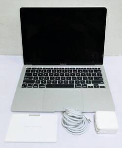 【　美品　】Apple　MacBook Air 13.3インチ ノートPC　 A2337　動作良好　16GB　256GB　macOS Sonoma 14.5　最大容量100％　アップル