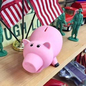 トイストーリー ハム ソフビ コインバンク 貯金箱 スタチュー TOYSTORY HAMM アメリカン雑貨