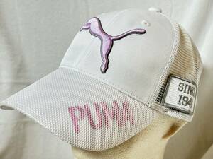 YPL30★春夏★PUMA GOLF★プーマゴルフ★レディースW ツアー パフォーマンスキャップ★WT/PK