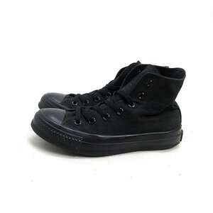 a■【23.5cm】コンバース/CONVERSE M3310 オールスター ハイカット キャンバススニーカー 黒/LADIES/66【中古】