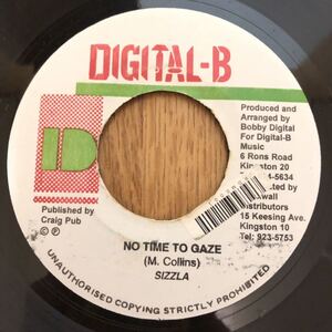 送料無料★レア シズラ ビックチューン!! NO TIME TO GAZE/SIZZLA★試聴あり