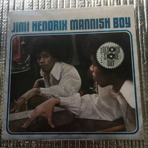 新品未開封 RSD限定盤 シールド7インチ JIMI HENDRIX/MANNISH BOY Trash Man レコード