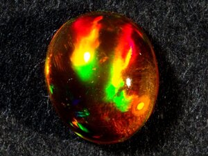 未使用デッドストック 天然メキシコオパール ルース 0.553 ct、ケース入り