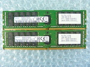 1OIH // 16GB 2枚セット計32GB DDR4 19200 PC4-2400T-RA1 Registered RDIMM M393A2G40EB1-CRC0Q S26361-F3934-L612//Fujitsu CX2570 M2取外