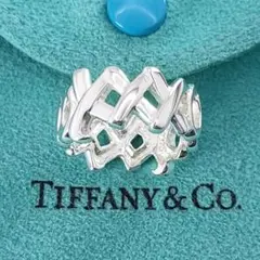 ☆美品☆【TIFFANY&Co.】ラブ＆キス　リング　９号　1536