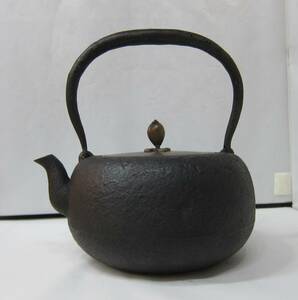 龍文堂造　鉄瓶　蓋裏刻印あり　急須　茶器　骨董