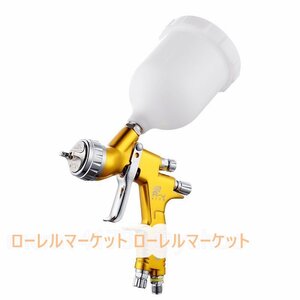 DIY用品 重力式 自動車補修専用 エアーツール エアーガン 口径1.3mm 塗料カップ付 工具 ガン スプレーガン 各種塗装作業に