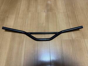 ★BMX/ダートジャンパー用 73mmライズ・ライザーバー22.2mm径★*WILDE* cardinal bar (trans black)★660mmカット済★BLUE LUG購入★Cr-Mo