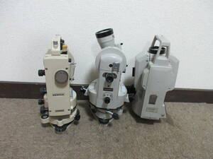 棚8・A4901　SOKKIA SET6ES/SOKKISHA NO10C/PENTAX TH-20DC 測量機器 測定器 3台セット　現状品　欠品有