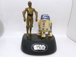 1円 スターウォーズ 貯金箱 C-3PO R2-D2 1995 動作未確認