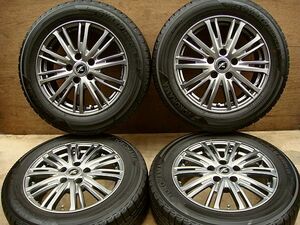 プリウスα取り外し・90ノア・ヴォクシーOK　アルミ＆205/60R16ヨコハマIG50PLUS 19年製中古4本SET 6.5J+40 114.3セレナ・ジューク/SAI