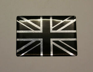 送料無料 UNION JACK FLAG 英国国旗 ユニオンジャック ブラック 30mm x 21mm ステッカー デカール