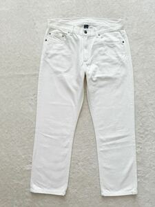 USA製 Brooks Brothers size32 ホワイトジーンズ メンズ スーピマコットン ブルックスブラザーズ slim fit supima cotton denim