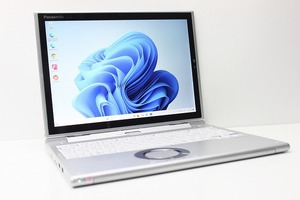 値下げ中 ノートパソコン 2in1PC Windows11 WPS office搭載 Panasonic レッツノート CF-XZ6 SSD256GB メモリ8GB 第7世代 Core i5