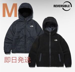 新品タグ付ノースフェイスPLAY GREEN RVS FLEECE HOODIE【Mサイズ】ブラック